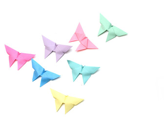 origami butterfly papers