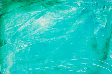 turquoise painted background texture
