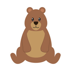 cute wild bear