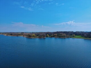 lake and blue sky