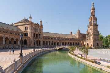 Fototapeta na wymiar Plaza de España,Seville, Andalusia, Spain
