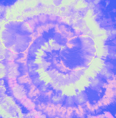 Hippie Circle Background. Artistic Shirt. Psychedelic Ink Design. Purple Tie Dye Effects. Tye Dye Spiral Backdrop. Circular Water Dress. Color Cool Painting. Batik Print. Tie Dye Effects.