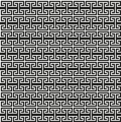 Greek key seamless pattern. Geometric meander. Abstract vector vintage background