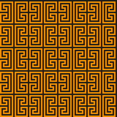 Greek key seamless pattern. Geometric meander. Abstract vector vintage background