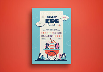 Easter Egg Hunt Flyer Layout 