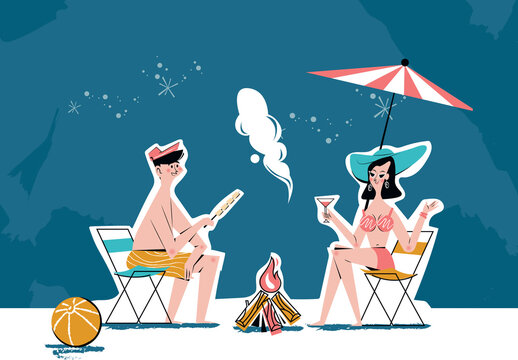 Spring Break Mid Century Design Bonfire Chit-Chat