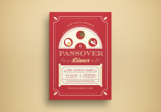 Passover Flyer Layout