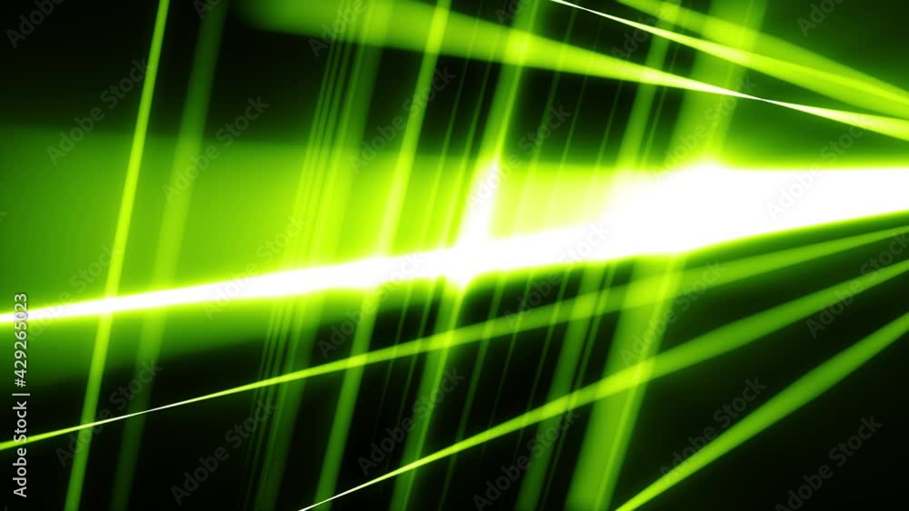 Poster abstract technology background with laser light rays looping/ 4k animation of an abstract technology