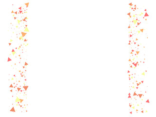 Triangle Explosion Confetti. Triangles Blast Flying Confetti. Broken