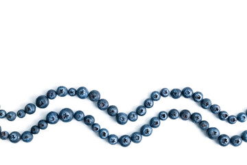 blue blue in the shape of waves on a white background