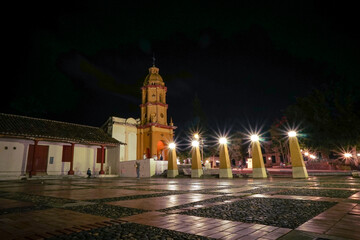 Fototapeta na wymiar traditional church in Ocaña - Norte de Santander in the historic center
