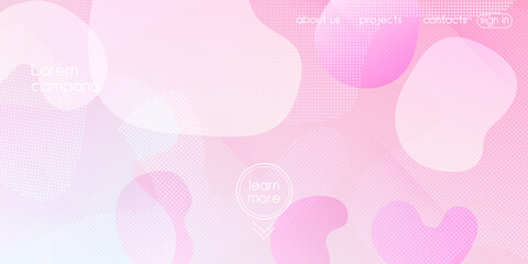 Liquid Purple Background. Vector Fluid Gradient