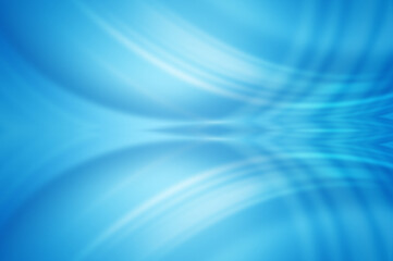 Delicate blue futuristic background. Neon lines, waves, glow on an abstract background.