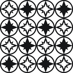 black and white pattern