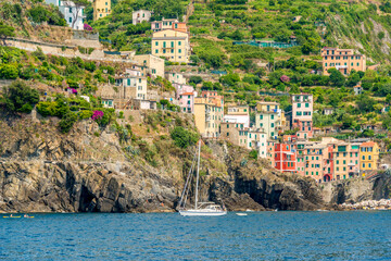 Riomaggiore, Cinque Terre National Park, Liguria, La Spezia, Italy