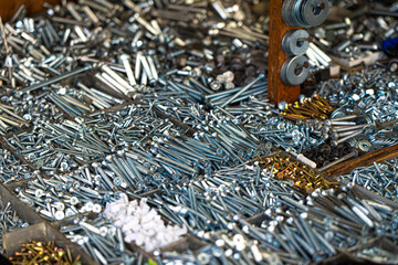 screws, nails, rivets, fasteners on the market