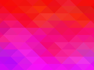 Obraz premium Triangular pixelation. Multi-colored pixel background. The texture consisting of multi-colored triangles.