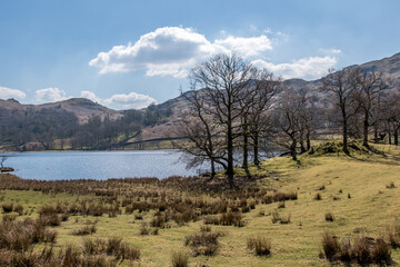 Fototapeta na wymiar Rydal Water, English Lake District. April 2021