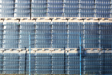 Entreposage de bouteilles de verres