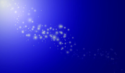Light blue, blue vector texture with milky way stars. Space stars on blurred abstract background with gradient