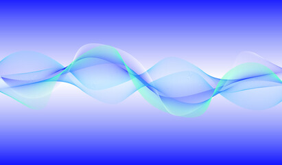 Blue vector abstract background with gradient.