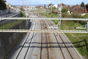 Voies de chemin de fer à St-Prex