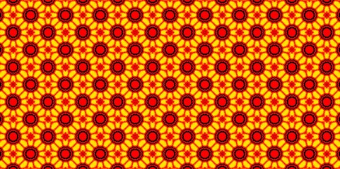 seamless pattern with flowers