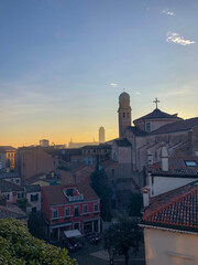 Obraz premium Venice Church Rooftops
