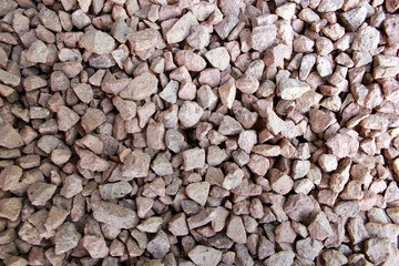structure of red sandstone pebbles