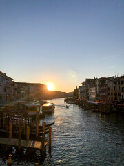 Golden Hour Venice Canal