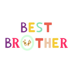 Cute and motivation quote. Colorful letters.