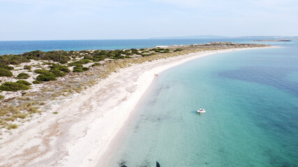 Mesmerizing view of an Espalmador island between Ibiza and Formentera - obrazy, fototapety, plakaty