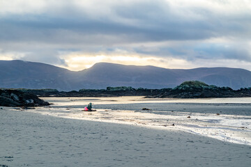 The coastline at Rossbeg in County Donegal during winter - Ireland