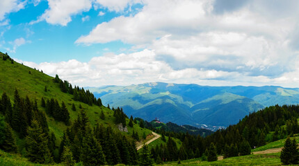 Fototapeta na wymiar Scenic View in Mountains