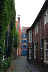 Fototapeta na wymiar Häuser in der Altstadt von Leer, Ostfriesland