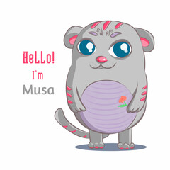 Musa. Funny character. Inspiration for creation