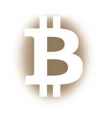 Obraz premium Isolated Bitcoin Symbol