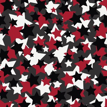 star red print. star seamless pattern. for print or banner or fabric