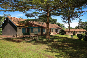 Fototapeta na wymiar Typical architecture of agricultural region of Masaka, Uganda