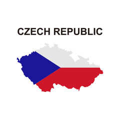 maps of Czech Republic icon vector sign symbol
