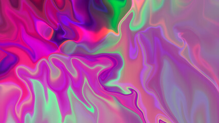 Fototapeta na wymiar Abstract neon multicolored liquid background