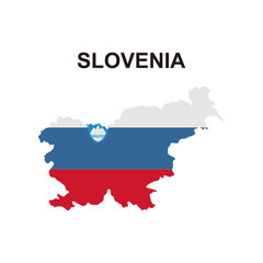 maps of Slovenia icon vector sign symbol