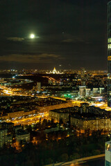 night view of the city