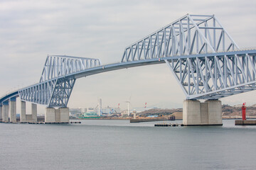 Fototapeta premium 東京湾ゲートブリッジの全景 （江東区・東京）
