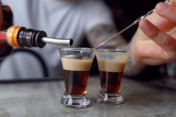 cocktail in the bar	