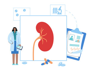 Kidney disease concept