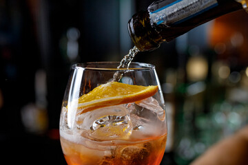 cocktail in the bar	