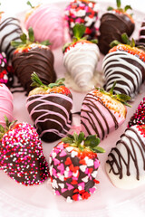 Chocolate dipped strawberries