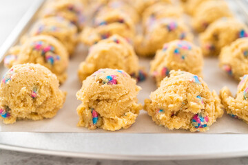 Unicorn chocolate chip cookie