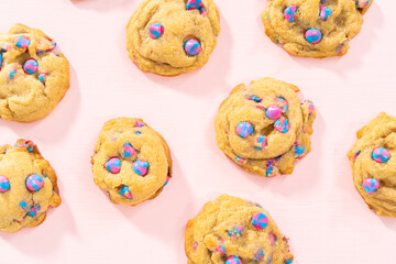Unicorn chocolate chip cookie
